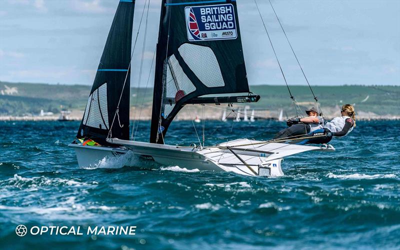 49er FX and 49er UK Nationals 2024 at the WPNSA - photo © Optical Marine / Noah Fitzgerald