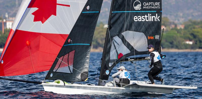Canadian sailors Antonia and Georgia Lewin-LaFrance photo copyright Sailing Energy taken at Sail Canada and featuring the 49er FX class