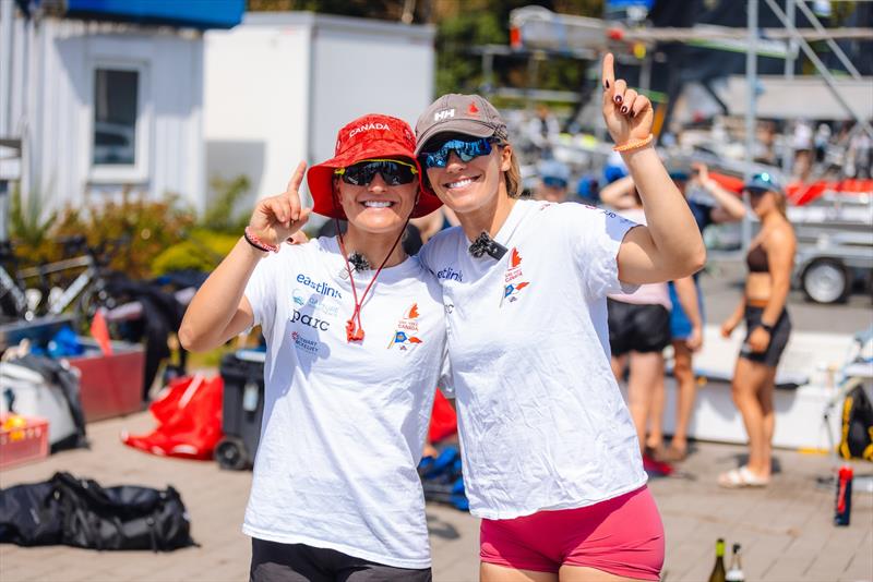 Georgia and Antonia Lewin-LaFrance are Open European 49er FX Champions - 49er, 49er Fx and Nacra 17 World Championships day 6 - photo © NIMANET - Niklas Mattes