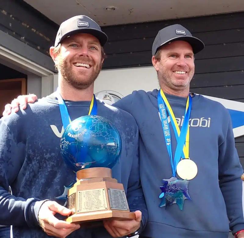 Peter Nicholas and Luke Payne (AUS) win the 505 World Championship 2024 at Varberg, Sweden photo copyright International 505 Class Association taken at Varbergs Segelsällskap and featuring the 505 class