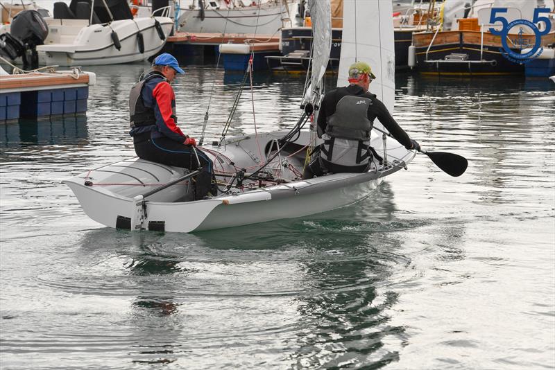 Day 4, paddling out - 505 European Championship in Spain - photo © Christophe Favreau / www.christophefavreau.com