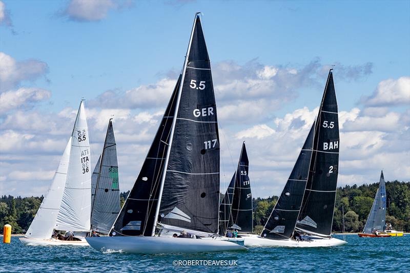 Start of Race 6 on Day 3 of the 5.5 Metre German Open - photo © Robert Deaves / www.robertdeaves.uk