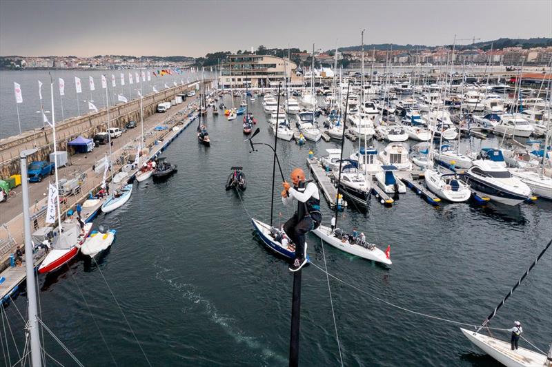 Xacobeo Six Meter World Championship 2022 - Day 2 photo copyright María Muiña / Xacobeo 6mR Worlds taken at Real Club Nautico de Sanxenxo and featuring the 6m class