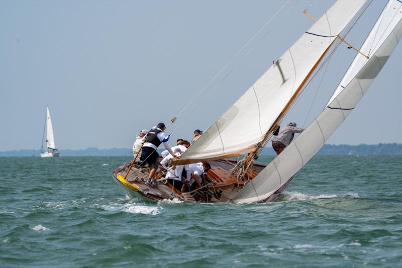British Classic Week day 5 - Class Two and Class One to Three combined prize winner, Richard Haines' 8mR Saskia - photo © Chris Brown / www.chrisbrownphotography.co.uk