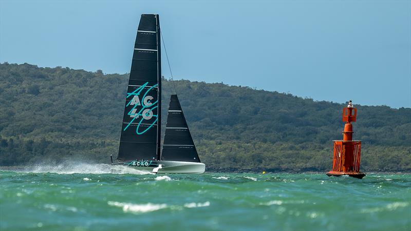 Emirates Team NZ's AC40 - Inner Hauraki Gulf - Auckland - October 26, 2022 - photo © Adam Mustill / America's Cup