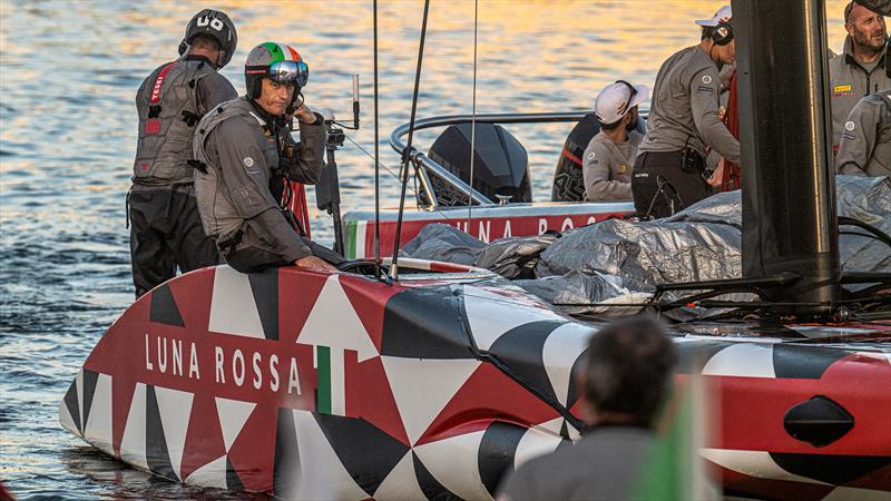 Jimmy Spithill - Luna Rossa Prada Pirelli - LEQ12 - October 29, 2022 - Gulf of Cagliari photo copyright Ivo Rovira / America'sCup taken at Circolo della Vela Sicilia and featuring the AC40 class