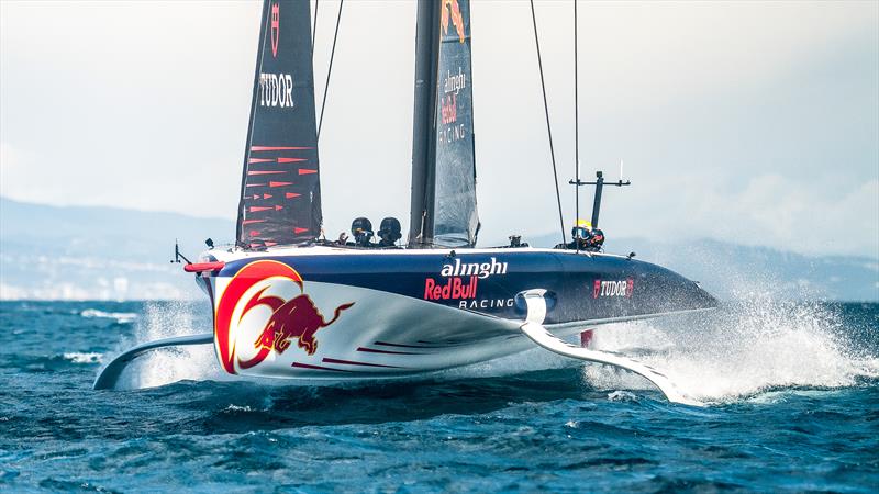 AC40 OD - Alinghi Red Bull Racing - April 13, 2023 - Barcelona - Day 18 - photo © Alex Carabi / America's Cup