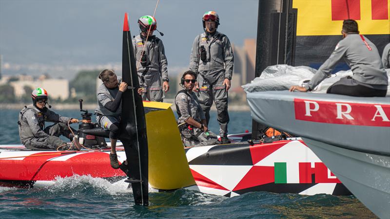 Luna Rossa Prada Pirelli -  LEQ12 - Day 49 - May 17, 2023 - Cagliari photo copyright Ivo Rovira / America's Cup taken at Circolo della Vela Sicilia and featuring the AC40 class