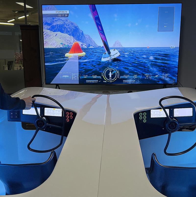 AC40 Simulator now in situ in Sydney photo copyright Team Australia Challenge taken at  and featuring the AC40 class