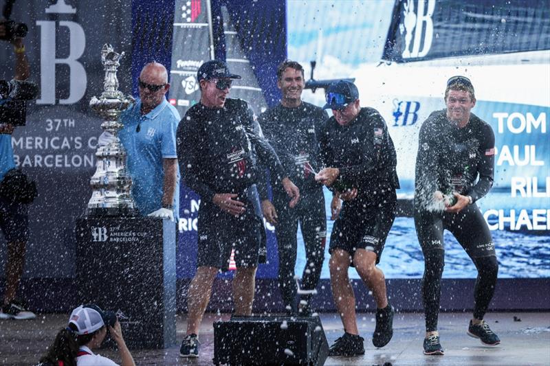 American Magic   - America's Cup Preliminary Regatta - Day 3 -  Vilanova - September 17, 2023 - photo © America's Cup Media