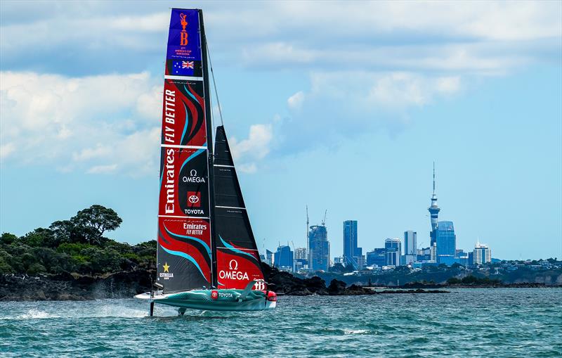 Emirates Team New Zealand - AC40 - Day 32 - Auckland - November 10, 2023 - photo © Sam Thom/America's Cup