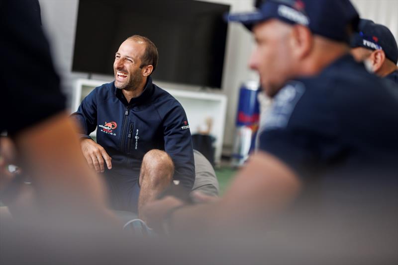 Arnaud Psarofaghis of Alinghi Red Bull Racing and Switzerland seen prior to the AC37 Preliminary Regatta in Jeddah, Saudi Arabia on December 1 photo copyright Samo Vidic / Alinghi Red Bull Racing taken at Jeddah Yacht Club and featuring the AC40 class