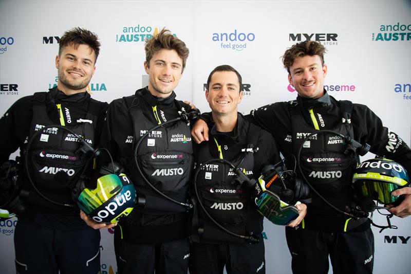 Andoo Team Australia Youth Team on Day 6 - Group B - UniCredit Youth America's Cup - September 23, 2024 - Barcelona - photo © Nic Douglass @sailorgirlHQ