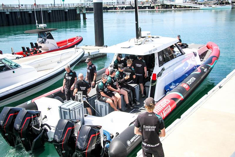 Emirates Team New Zealand - first sail - AC40 - October 17, 2025 - photo © Richard Gladwell - Sail-World.com/nz