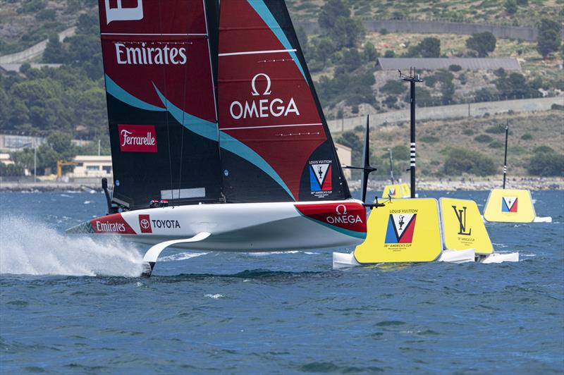Emirates Team NZ-  Day 1 - Louis Vuitton 38th America's Cup - Preliminary Regatta Sardinia - May 22, 2026 - photo © Ian Roman