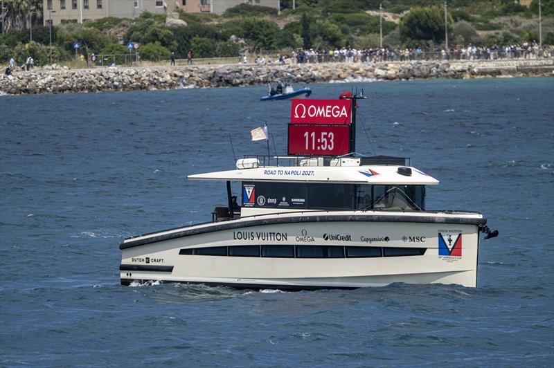 Race Committee - Day 1 - Louis Vuitton 38th America's Cup - Preliminary Regatta Sardinia - May 22, 2026 - photo © Ricardo Pinto