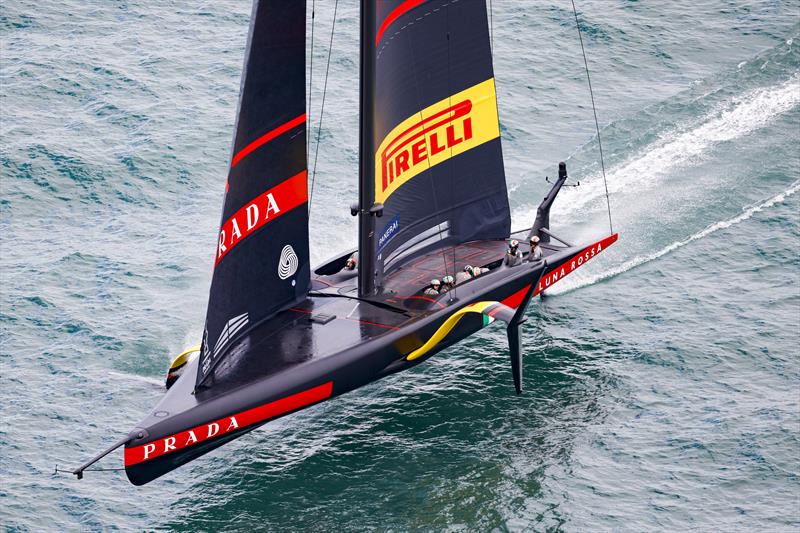 PRADA Cup Day 2: Round Robin 1 - Luna Rossa Prada Pirelli Team photo copyright COR36 / Studio Borlenghi taken at  and featuring the AC75 class