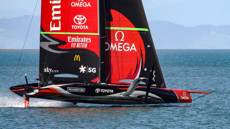 Te Aihe, Emirates Team New Zealand - October 05, 2020 - Waitemata Harbour - America's Cup 36 - photo © Richard Gladwell / Sail-World.com