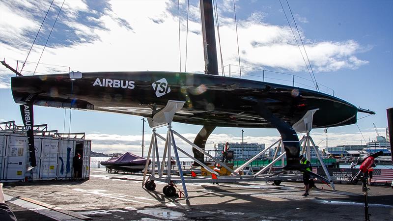 Patriot - American Magic - launching October 16, 2020, America's Cup 36, Auckland - photo © Richard Gladwell / Sail-World.com