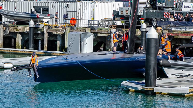 Patriot - American Magic - launching October 16, 2020, America's Cup 36, Auckland - photo © Richard Gladwell / Sail-World.com