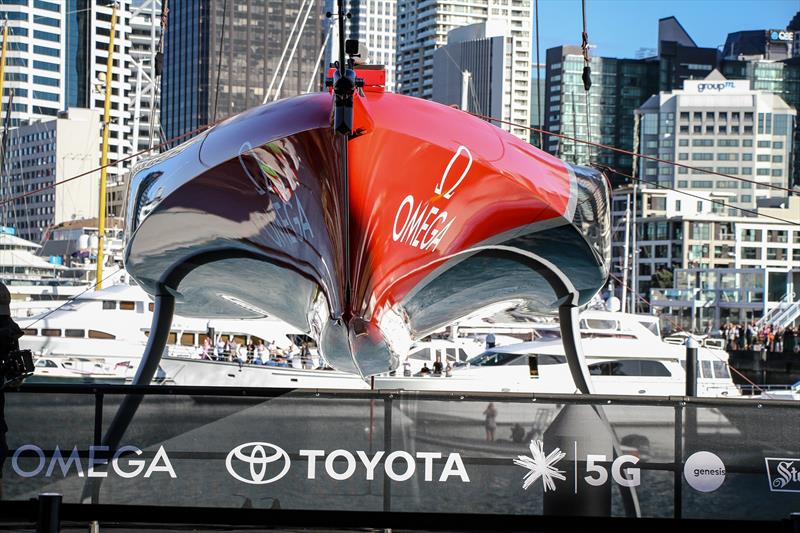 Emirates Team New Zealand launch Te Rehutai - November 18, 2020 photo copyright Richard Gladwell / Sail-World.com taken at Royal New Zealand Yacht Squadron and featuring the AC75 class