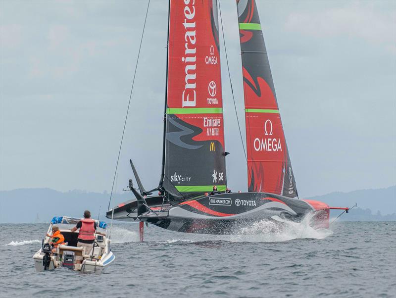 Te Rehutai training on the Waitemata Harbour - Emirates Team NZ - November 2020 - 36th America's Cup - photo © Hamish Hooper / Emirates Team New Zealand