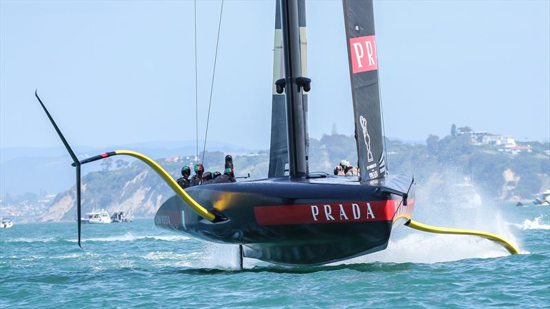 Luna Rossa Prada Pirelli - December 2020 - Waitemata Harbour - Auckland - 36th America's Cup photo copyright Richard Gladwell / Sail-World.com taken at Royal New Zealand Yacht Squadron and featuring the AC75 class