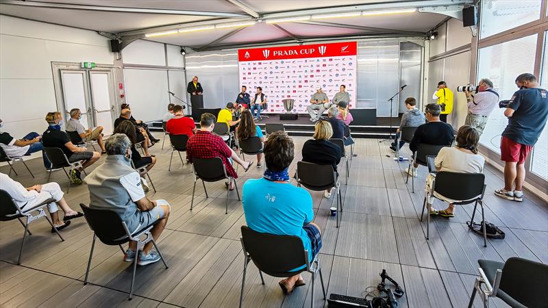 Media Centre under COVID Alert Level 2, Auckland, America's Cup - February 2021 - photo © Richard Gladwell / Sail-World.com