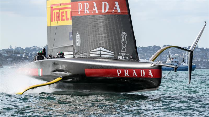 Luna Rossa lifts off - America's Cup World Series, Day 3, December 19, 2020 - Auckland NZ, Course A - photo © Richard Gladwell / Sail-World.com / nz