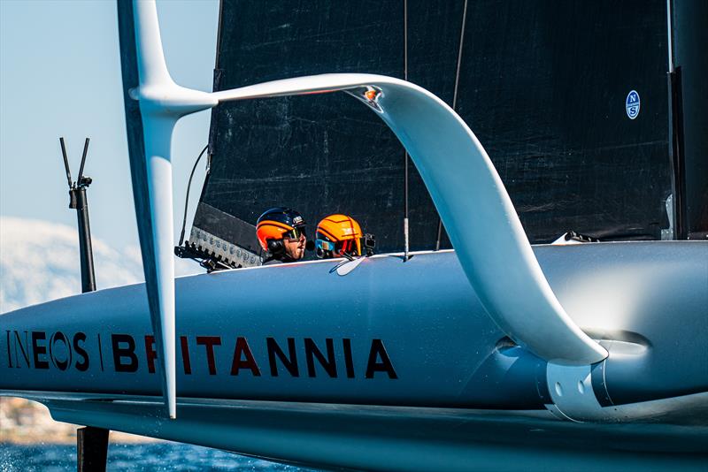 AC40 - INEOS Britannia - March 1, 2023 - Mallorca - photo © Ugo Fonolla / America's Cup