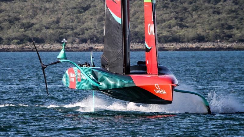 Emirates Team New Zealand - Waitemata Harbour - April 5, 2023 - photo © Richard Gladwell / Sail-World.com / nz