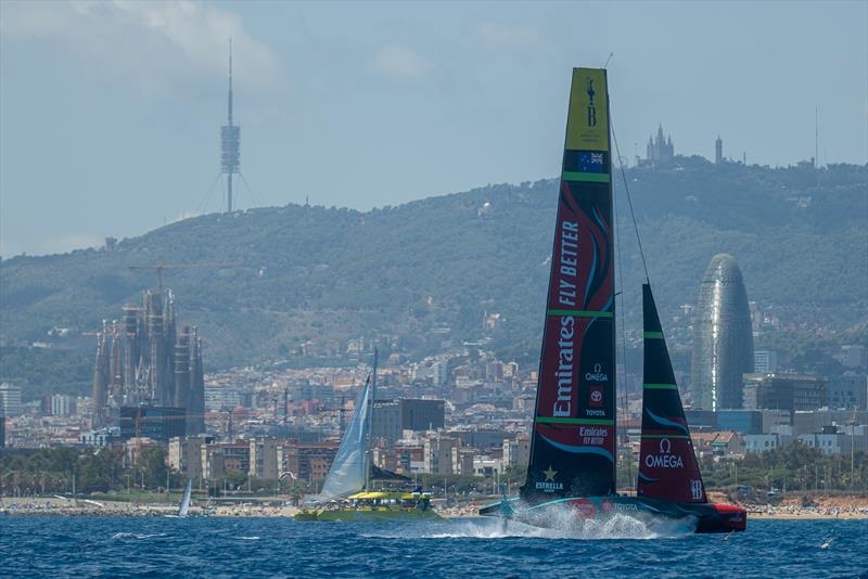 Emirates Team New Zealand - AC75  - Day 21 - July 15, 2023 - Barcelona - photo © AC37 Joint Recon