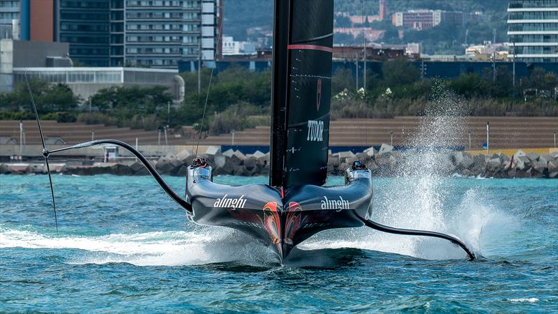 Alinghi Red Bull Racing - AC75 - Day 9 - May 1, 2024 - Barcelona photo copyright Paul Todd/America's Cup taken at Société Nautique de Genève and featuring the AC75 class