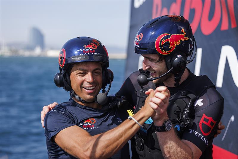 Kai Lenny of the United States seen after sailing on the AC75 BoatOne of Alinghi Red Bull Racing in Barcelona, Spain - photo © Samo Vidic / Alinghi Red Bull Racing