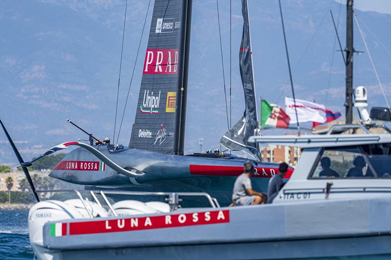  Luna Rossa (ITA)  - Day 15 -  August 7, 2026 - Cagliari, Sardinia photo copyright Ivo Rovira taken at Circolo della Vela Sicilia and featuring the AC75 class