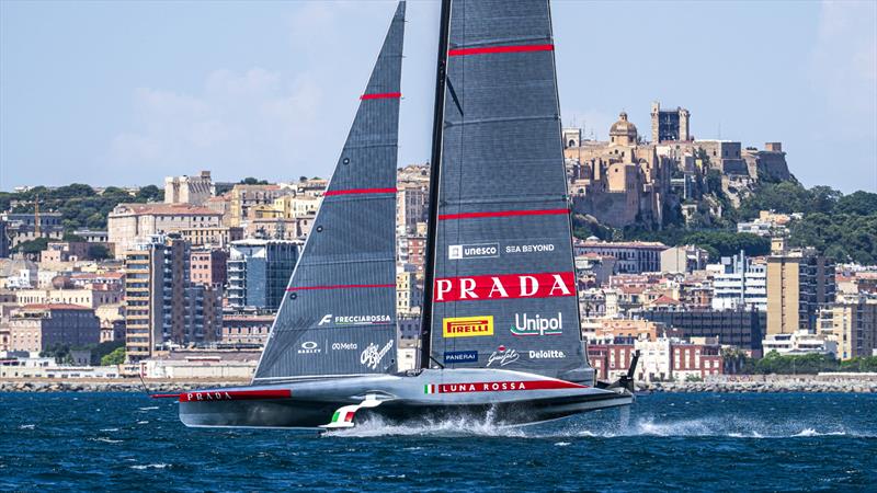  Luna Rossa (ITA)  - Day 15 -  August 7, 2026 - Cagliari, Sardinia photo copyright Ivo Rovira taken at Circolo della Vela Sicilia and featuring the AC75 class