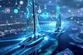 By the 4th millennium, the America's Cup has become ubiquitous, simulated countless times. The regatta transcends physical boundaries, captivating civilizations across the galaxy © Pierre-Jean Cottalorda