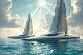 The two naves locked in the tightest race yet — every knot, every breath, a fight to the end © Pierre-Jean Cottalorda