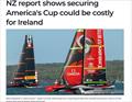From the Irish Times: Interest was high in hosting the America's Cup in Ireland, but fell over at the last minute, © America's Cup Media