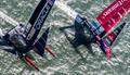 2013 America's Cup Match  - Race 5 Emirates Team New Zealand nearly capsize - San Francisco © Carlo Borlenghi