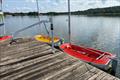 A hydraulic hoist - it can rotated from the wheelchair on the jetty, over to the dinghy alongside © Magnus Smith