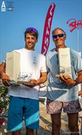 Kuba Surowiec, POL Open champion and Gustavo Doreste Blanco ESP, Classic Champion - A-Class Cat European Championships at Riccione © Gordon Upton / www.guppypix.com