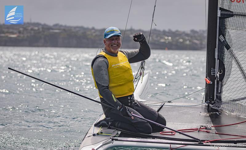 Jacek Noetzel - Day 5 - 2025 Predictwind A-Class World Championships - November 15, 2025 - Milford NZ - photo © Gordon Upton / www.guppypix.com