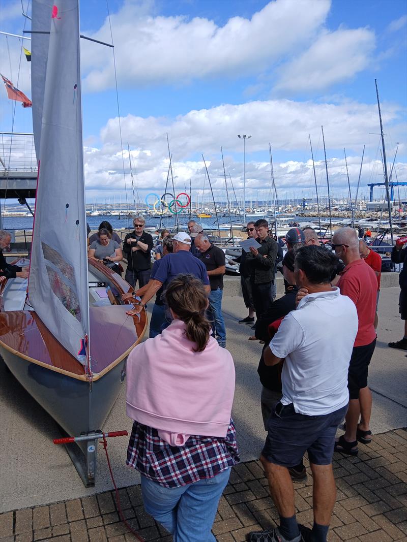 Pre-event training well attended during the 2025 Noble Marine Albacore Nationals at the WPNSA photo copyright David Beer taken at Weymouth & Portland National Sailing Academy and featuring the Albacore class