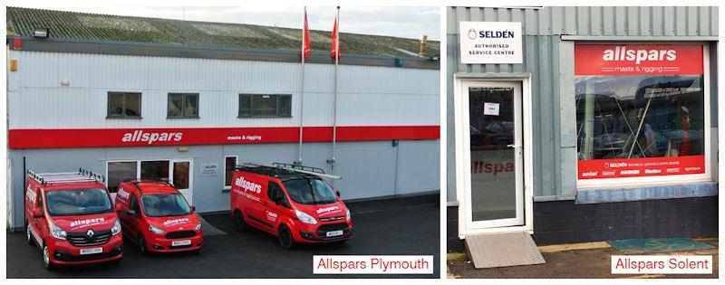 The two Allspars locations - photo © Allspars