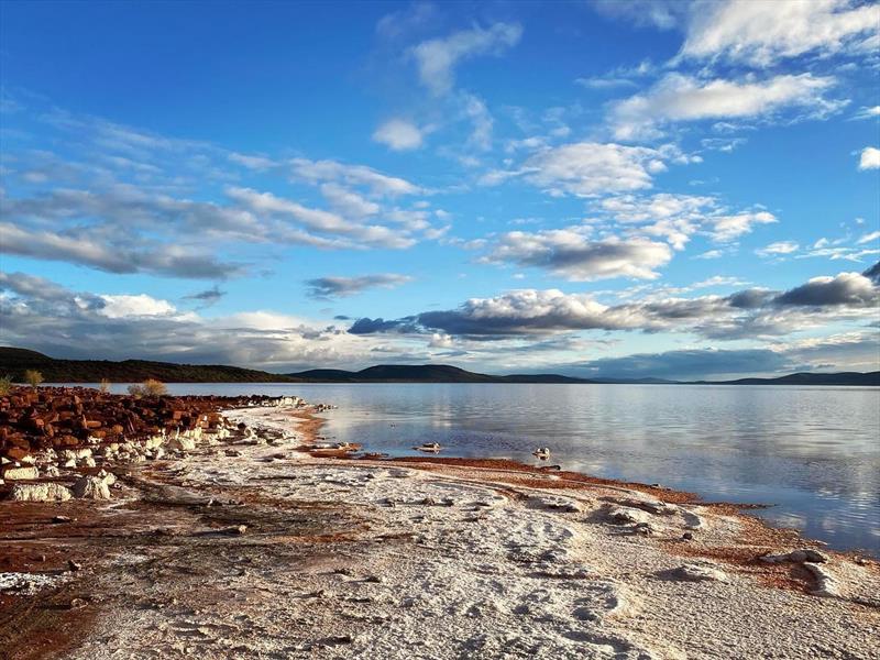 A partially dry Lake Gairdner - South Australia  photo copyright Mt Ive taken at Royal New Zealand Yacht Squadron and featuring the ACC class