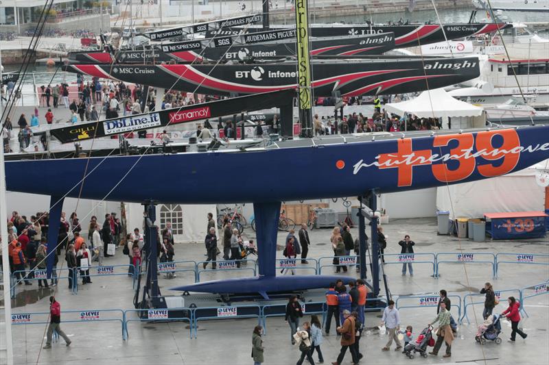  Hull reveal day - 2007 America's Cup - Valencia - photo © ACM 2007 / Photo:Stefano Gattini