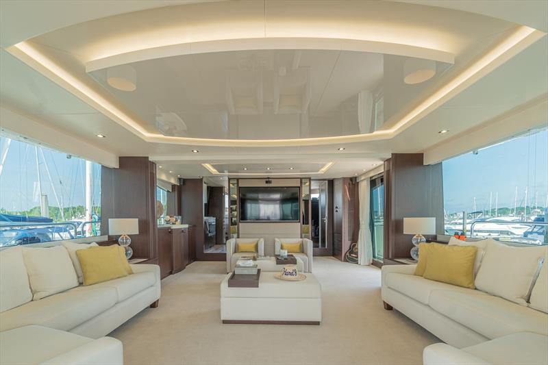 Sunseeker 86 Yacht Hard 8 interior photo copyright Ancasta taken at  and featuring the  class