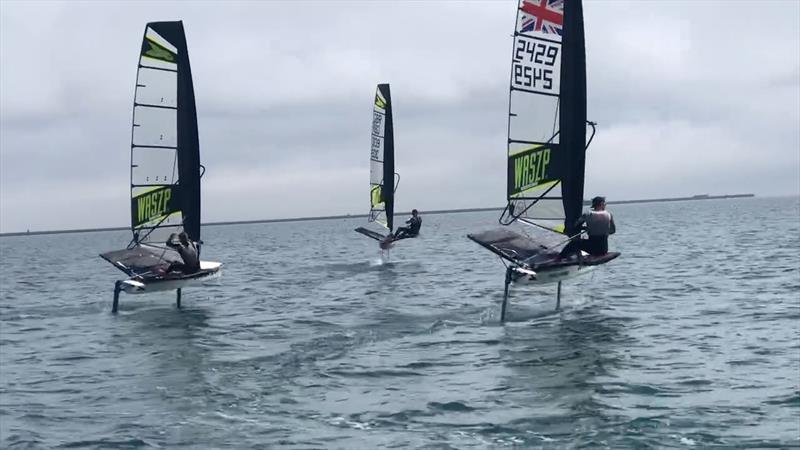 WASZP Camp photo copyright ASC Performance Academy. taken at Andrew Simpson Sailing Centre and featuring the  class