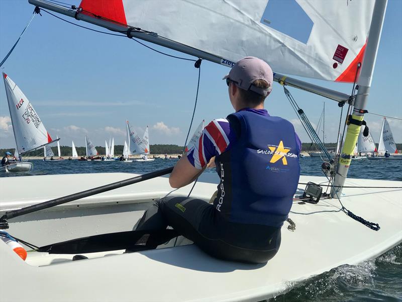 Henry Redmond, Competing in the ILCA 4 Europeans photo copyright ASC Performance Academy taken at Andrew Simpson Sailing Centre and featuring the  class